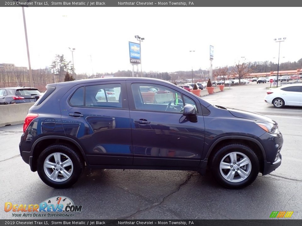 2019 Chevrolet Trax LS Storm Blue Metallic / Jet Black Photo #10