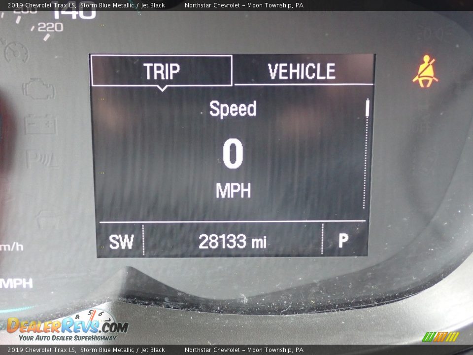 2019 Chevrolet Trax LS Storm Blue Metallic / Jet Black Photo #29