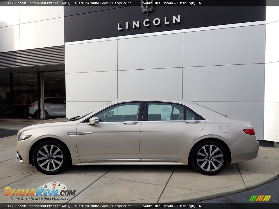 Palladium White Gold 2017 Lincoln Continental Premier AWD Photo #2