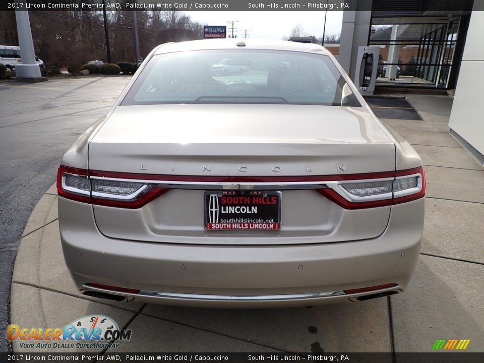 2017 Lincoln Continental Premier AWD Palladium White Gold / Cappuccino Photo #4