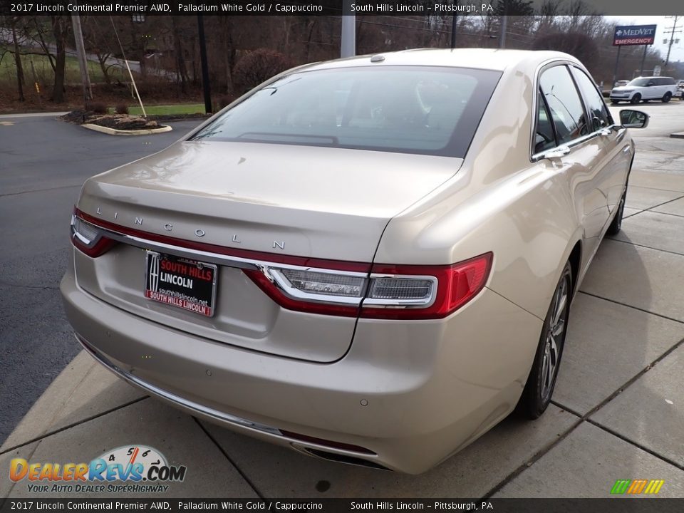 2017 Lincoln Continental Premier AWD Palladium White Gold / Cappuccino Photo #6