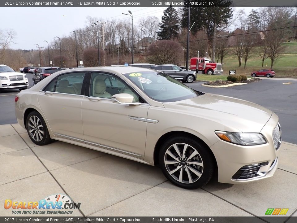 Palladium White Gold 2017 Lincoln Continental Premier AWD Photo #7