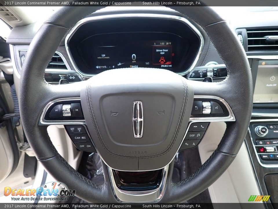 2017 Lincoln Continental Premier AWD Steering Wheel Photo #20