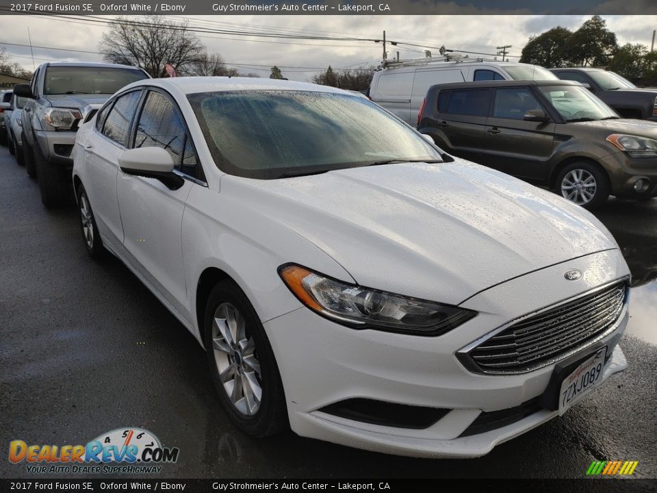 2017 Ford Fusion SE Oxford White / Ebony Photo #1