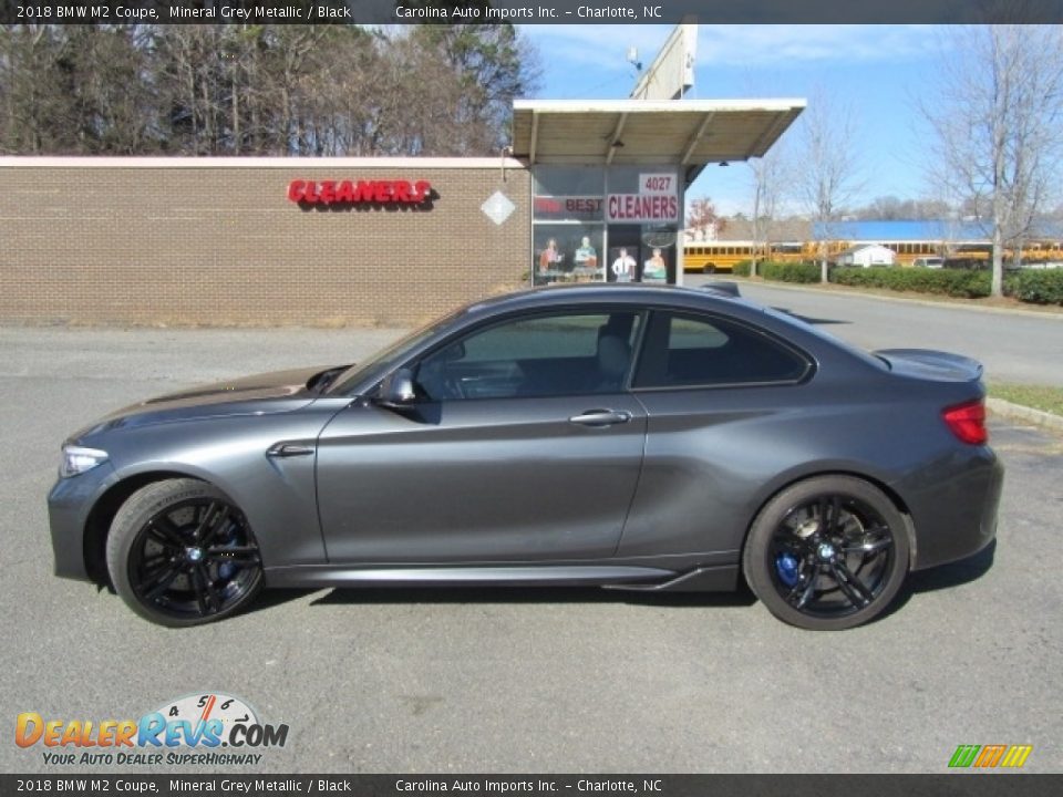 2018 BMW M2 Coupe Mineral Grey Metallic / Black Photo #7