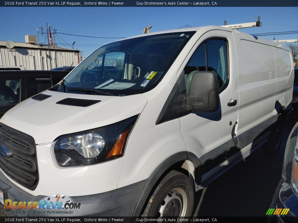 2016 Ford Transit 250 Van XL LR Regular Oxford White / Pewter Photo #3