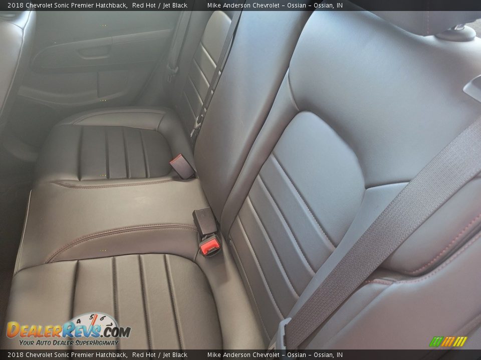 Rear Seat of 2018 Chevrolet Sonic Premier Hatchback Photo #16