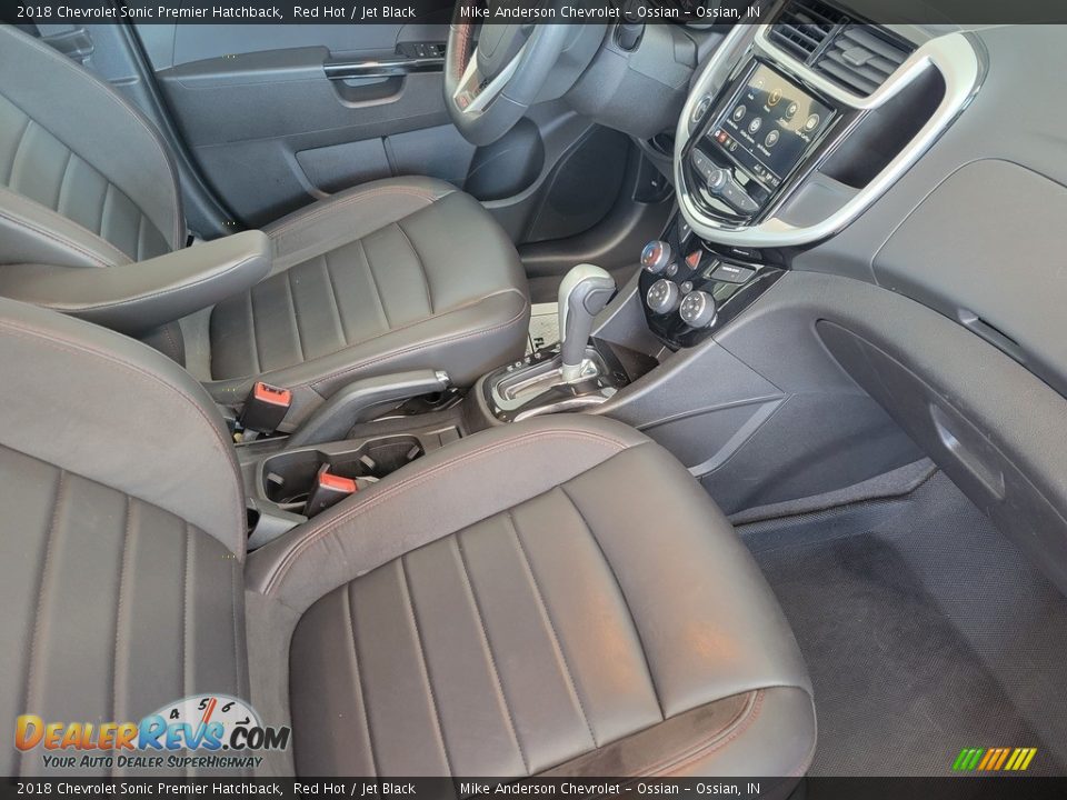 Jet Black Interior - 2018 Chevrolet Sonic Premier Hatchback Photo #17