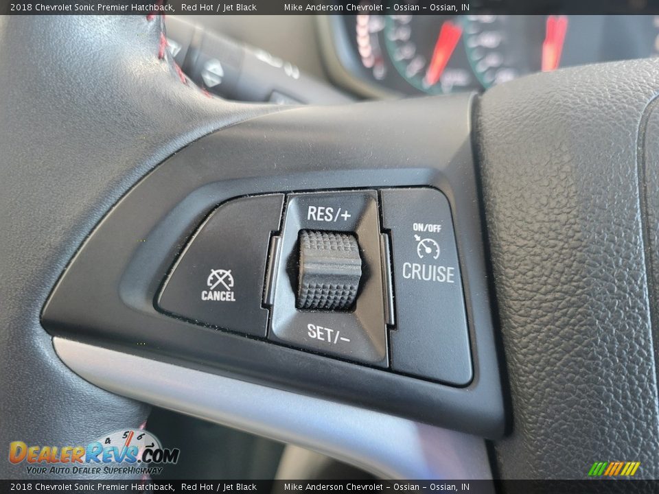 2018 Chevrolet Sonic Premier Hatchback Steering Wheel Photo #21
