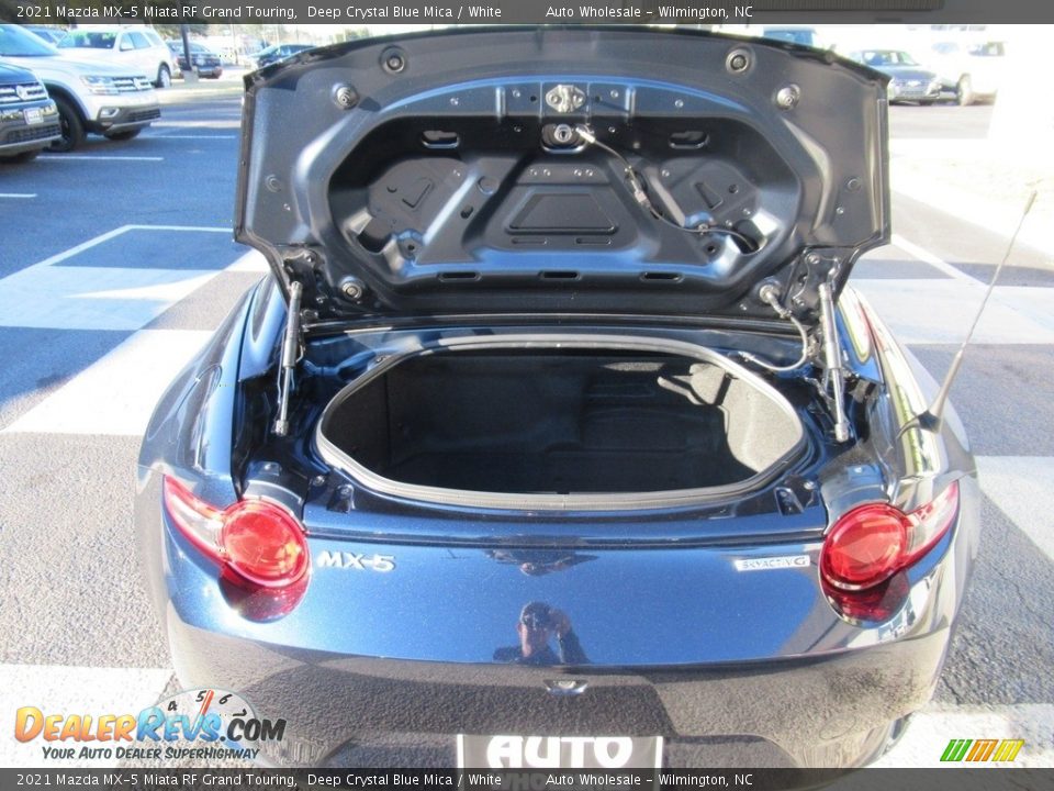 2021 Mazda MX-5 Miata RF Grand Touring Deep Crystal Blue Mica / White Photo #6