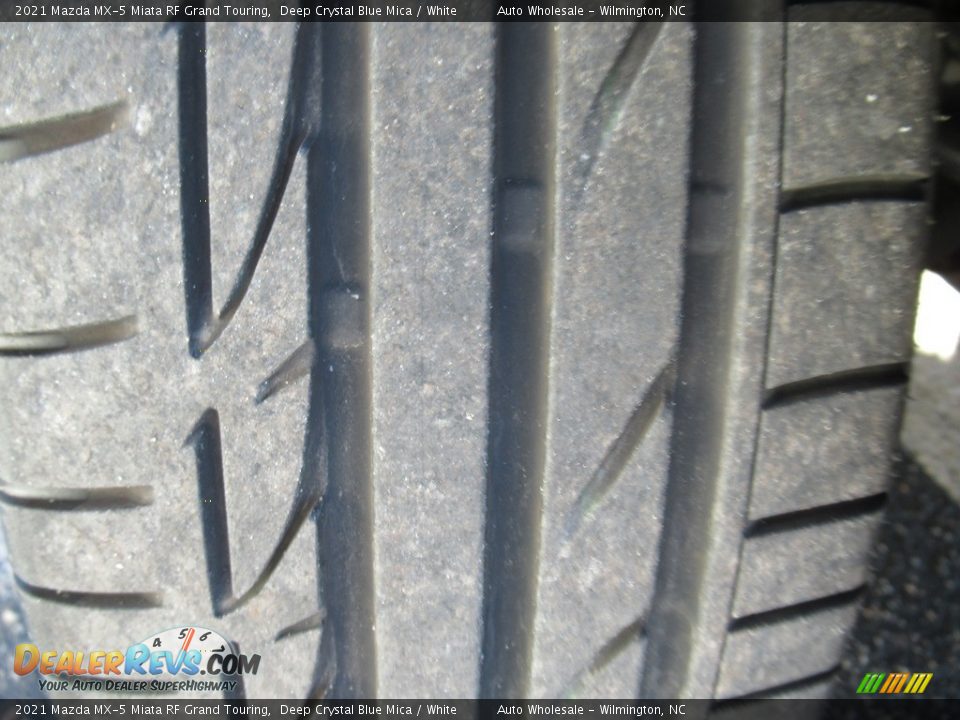 2021 Mazda MX-5 Miata RF Grand Touring Deep Crystal Blue Mica / White Photo #11