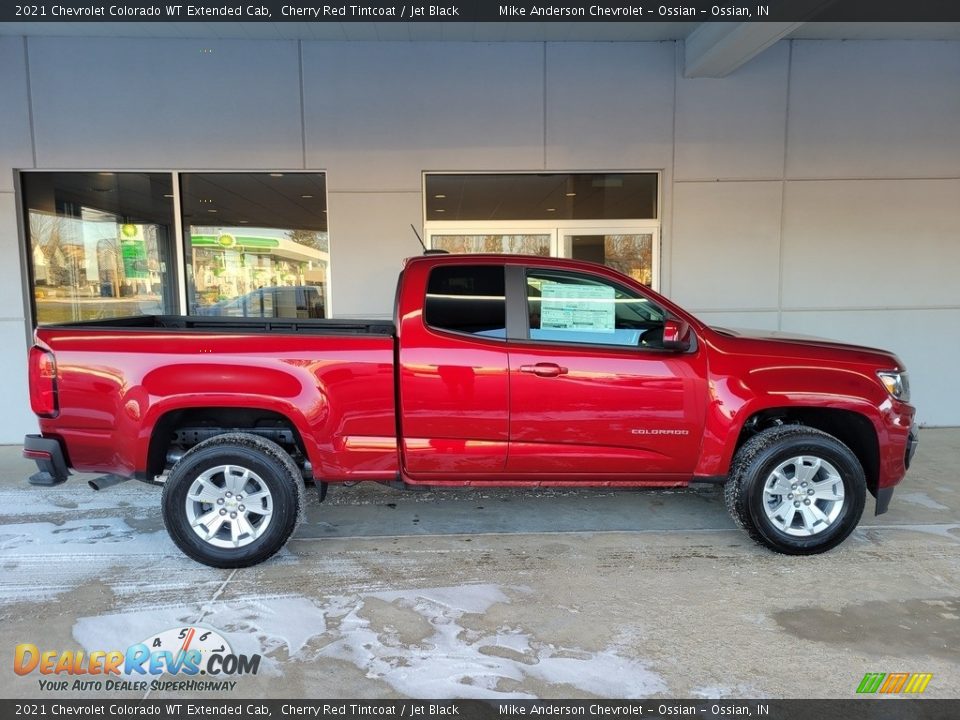 2021 Chevrolet Colorado WT Extended Cab Cherry Red Tintcoat / Jet Black Photo #3