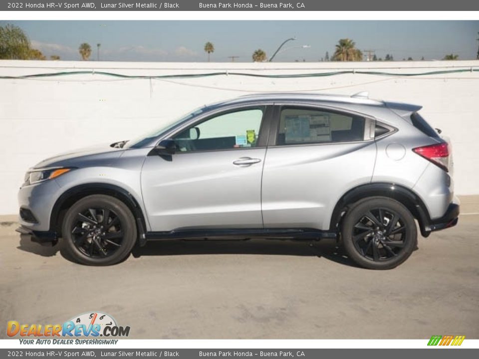 Lunar Silver Metallic 2022 Honda HR-V Sport AWD Photo #4