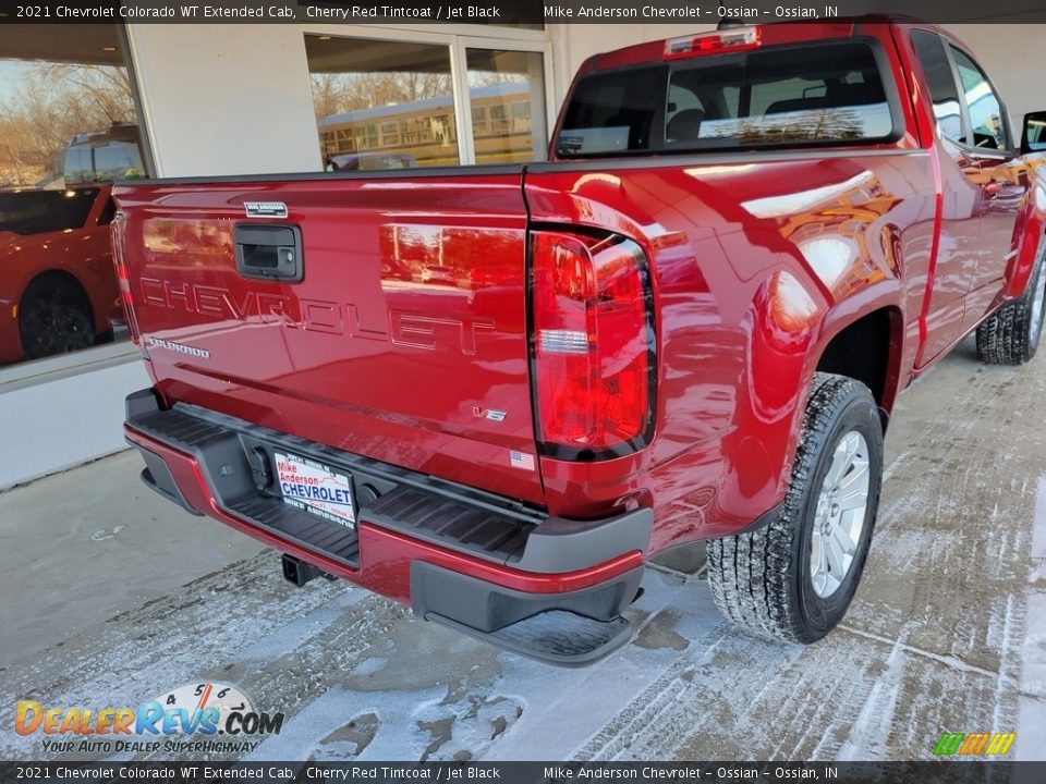 2021 Chevrolet Colorado WT Extended Cab Cherry Red Tintcoat / Jet Black Photo #4