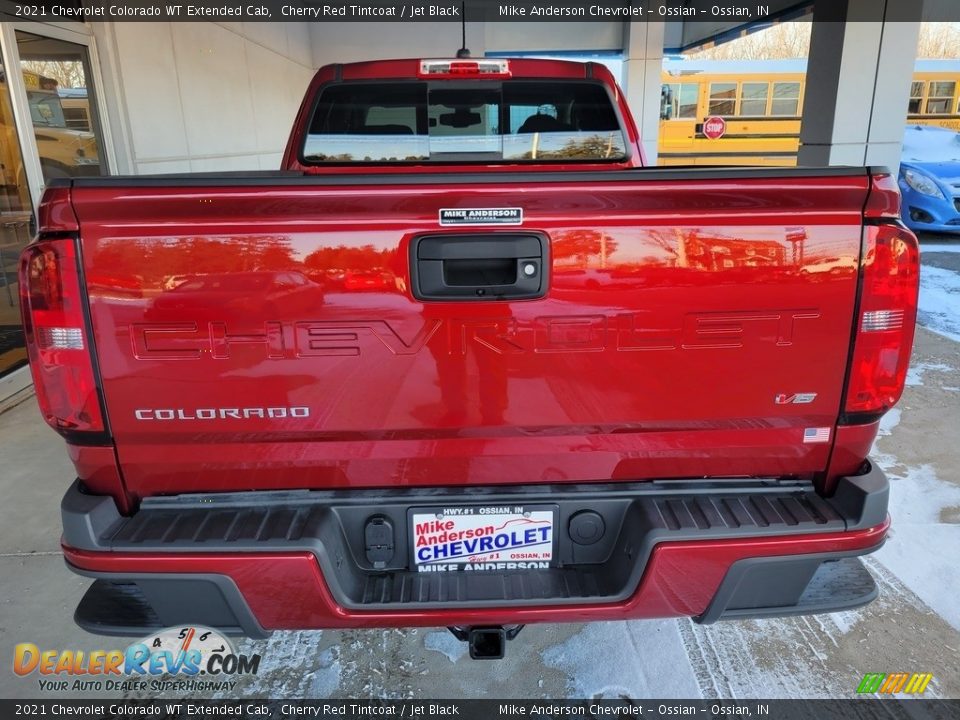 2021 Chevrolet Colorado WT Extended Cab Cherry Red Tintcoat / Jet Black Photo #5