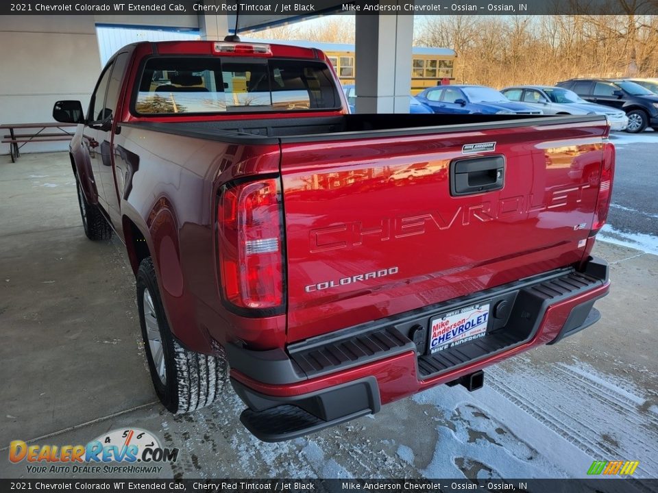 2021 Chevrolet Colorado WT Extended Cab Cherry Red Tintcoat / Jet Black Photo #7