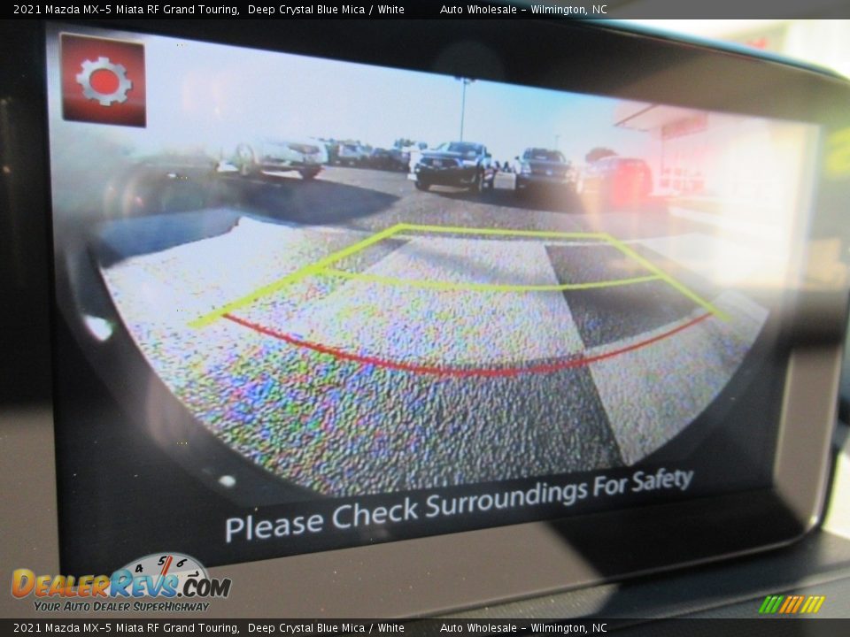 2021 Mazda MX-5 Miata RF Grand Touring Deep Crystal Blue Mica / White Photo #17