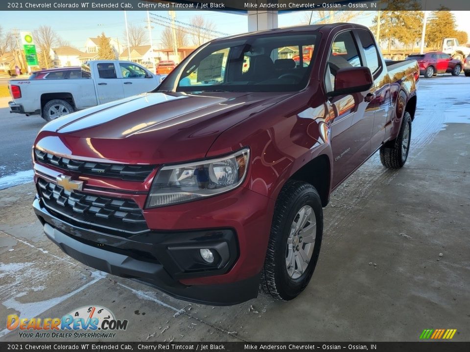 2021 Chevrolet Colorado WT Extended Cab Cherry Red Tintcoat / Jet Black Photo #8