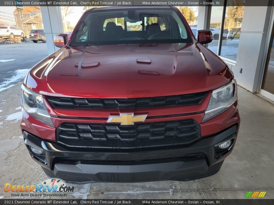 2021 Chevrolet Colorado WT Extended Cab Cherry Red Tintcoat / Jet Black Photo #9