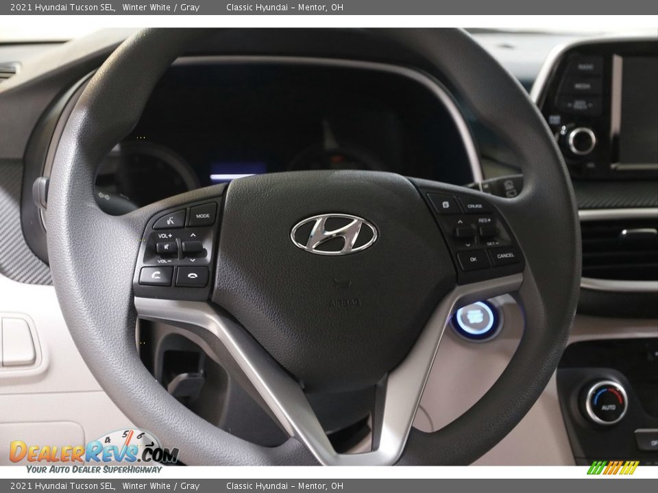 2021 Hyundai Tucson SEL Winter White / Gray Photo #7
