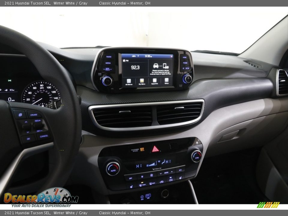 2021 Hyundai Tucson SEL Winter White / Gray Photo #9
