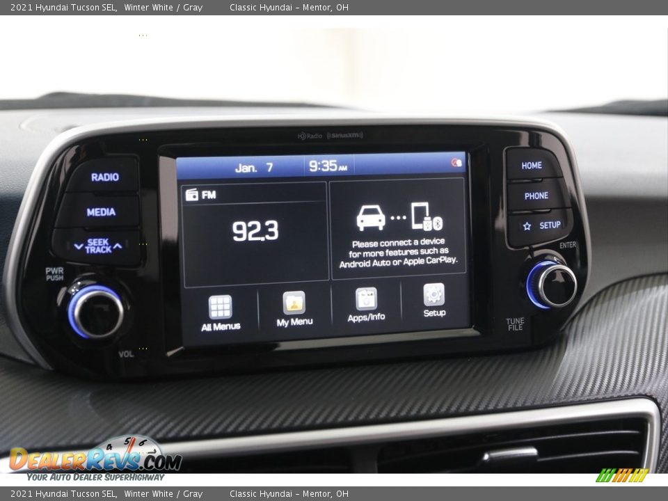 2021 Hyundai Tucson SEL Winter White / Gray Photo #10