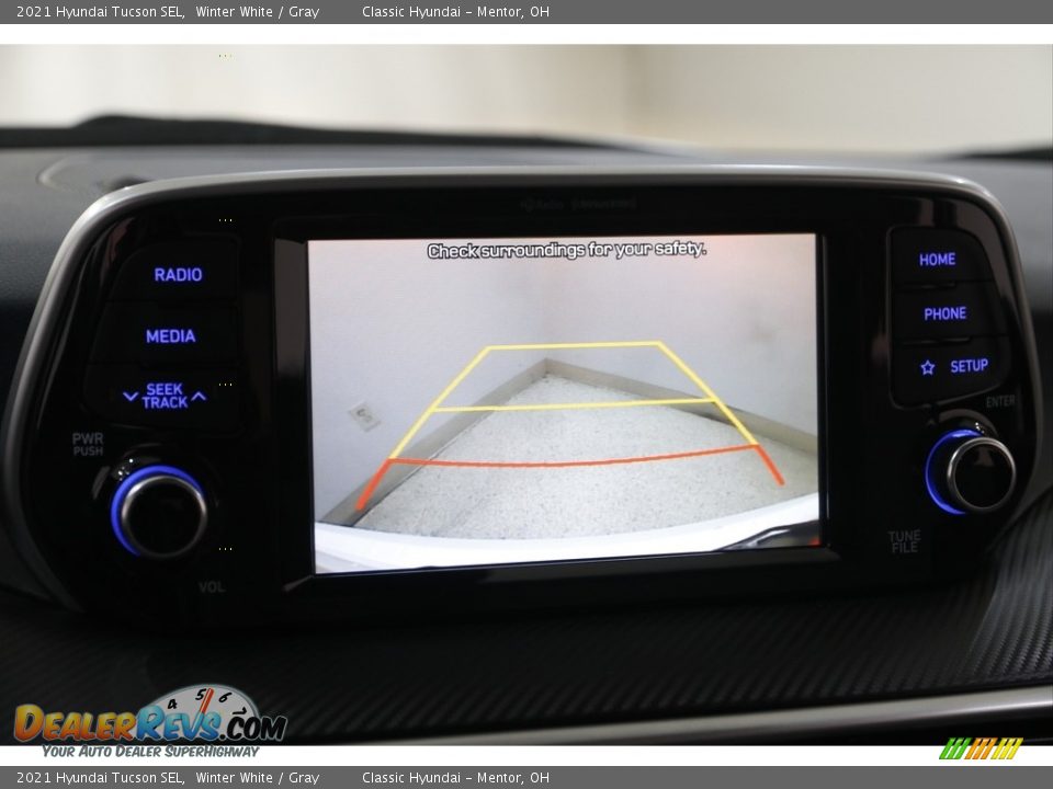 2021 Hyundai Tucson SEL Winter White / Gray Photo #11