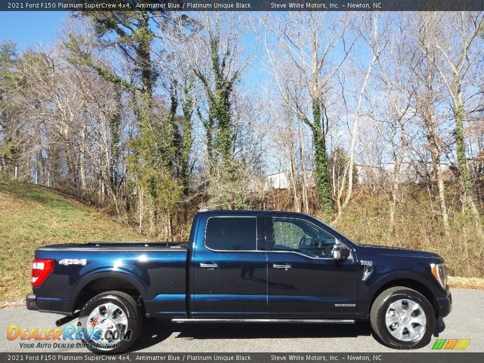 Antimatter Blue 2021 Ford F150 Platinum SuperCrew 4x4 Photo #7