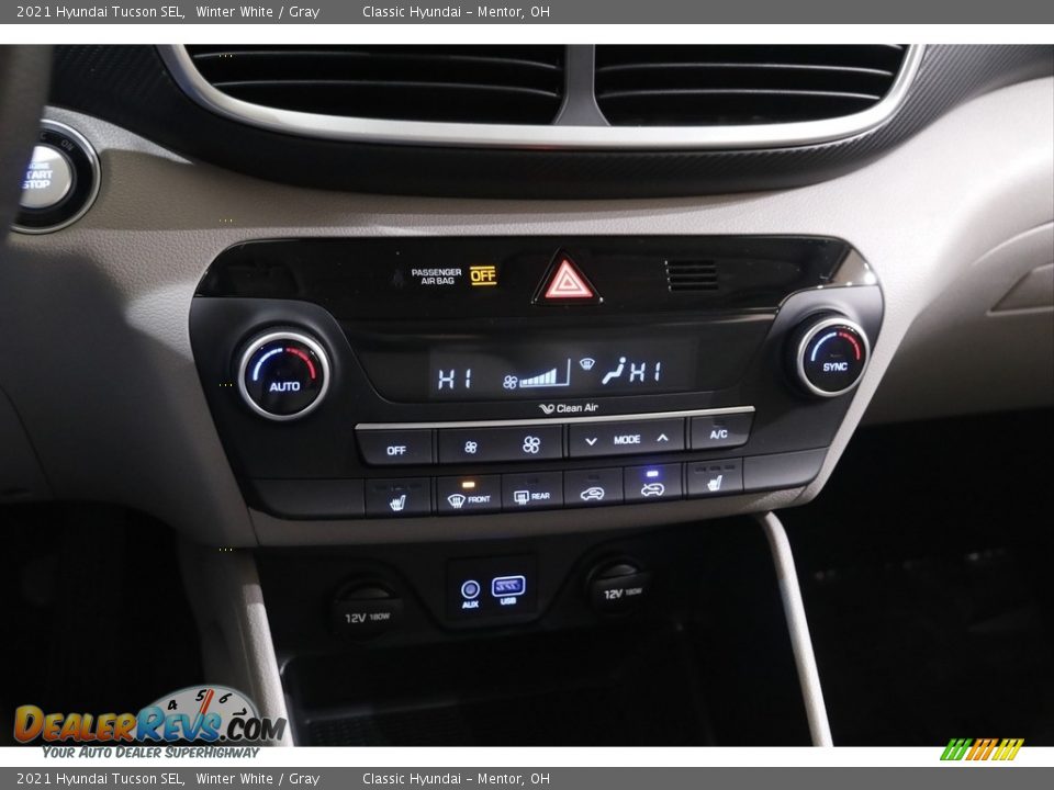 2021 Hyundai Tucson SEL Winter White / Gray Photo #12