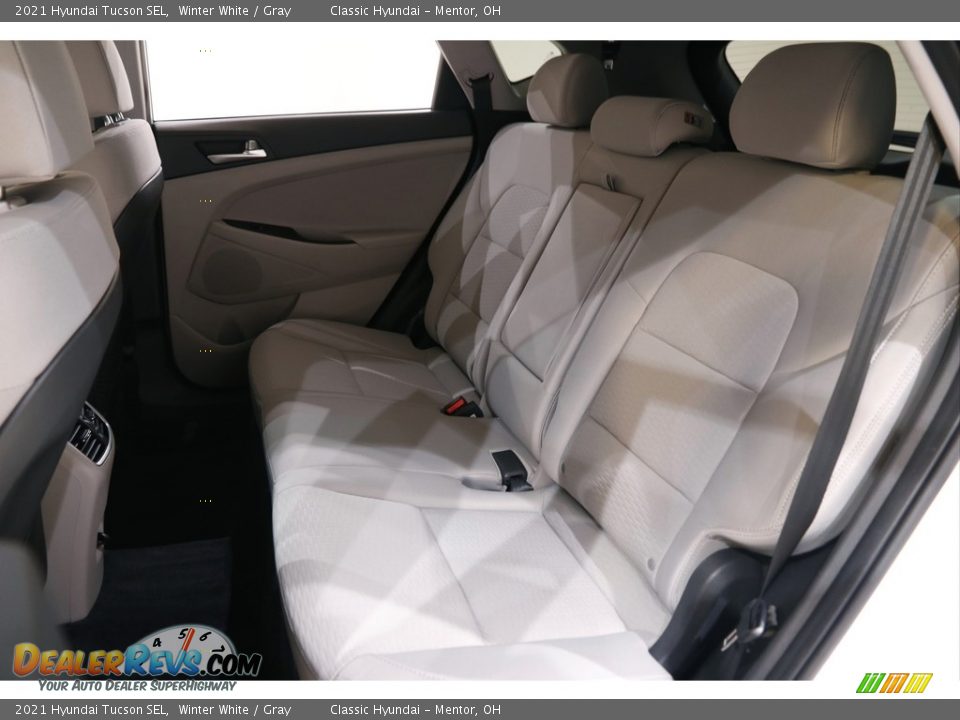 2021 Hyundai Tucson SEL Winter White / Gray Photo #16