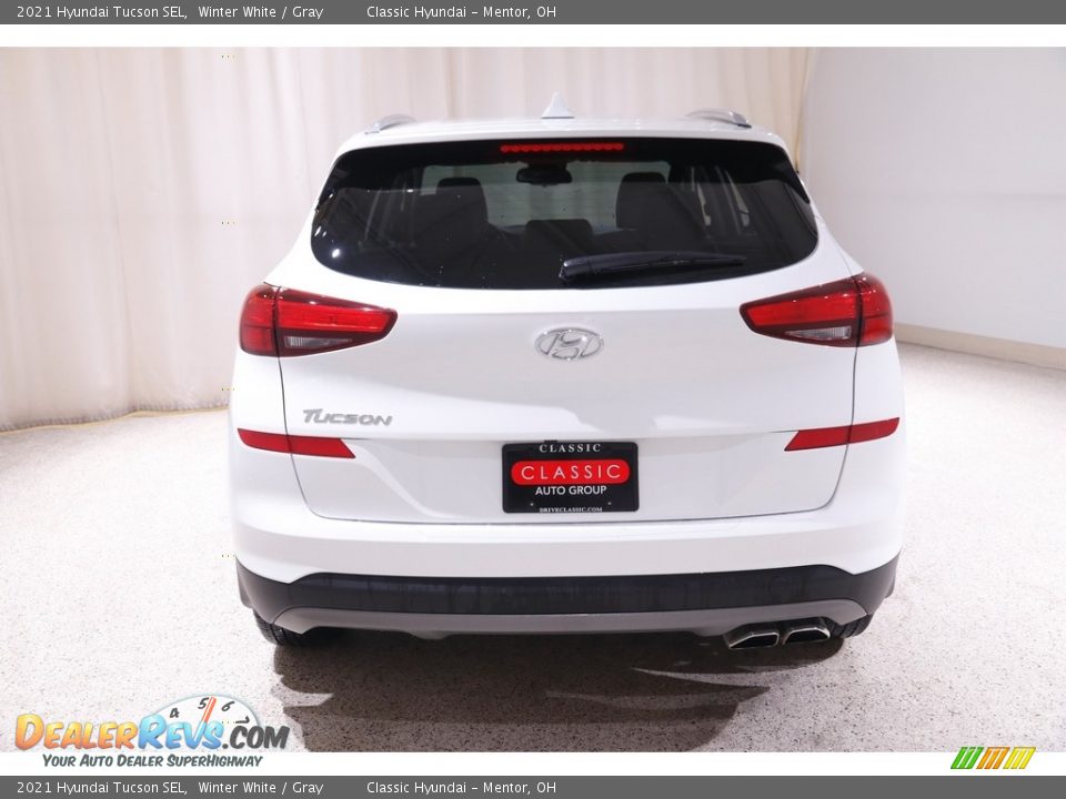 2021 Hyundai Tucson SEL Winter White / Gray Photo #17