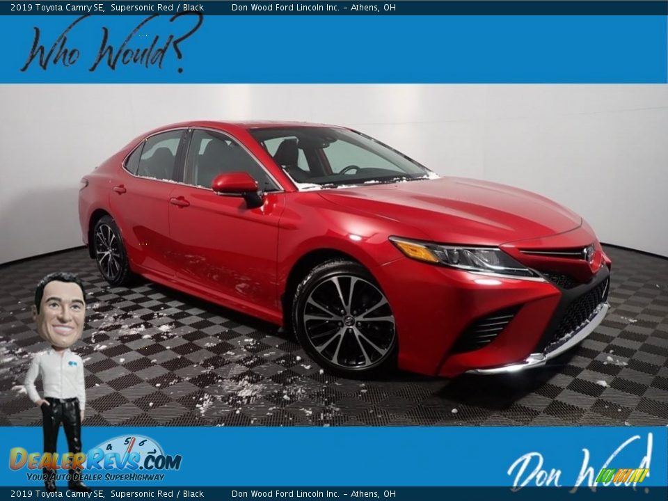 2019 Toyota Camry SE Supersonic Red / Black Photo #1