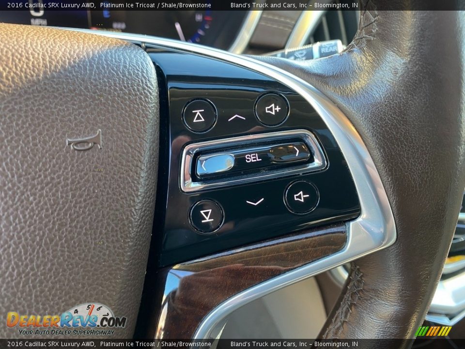 2016 Cadillac SRX Luxury AWD Platinum Ice Tricoat / Shale/Brownstone Photo #20