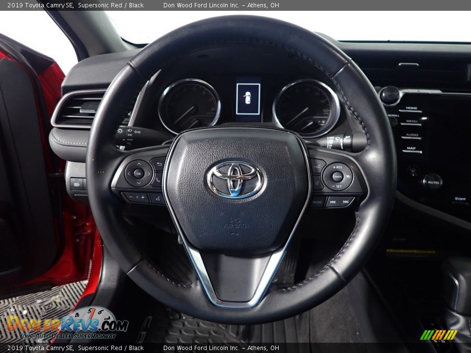 2019 Toyota Camry SE Supersonic Red / Black Photo #28
