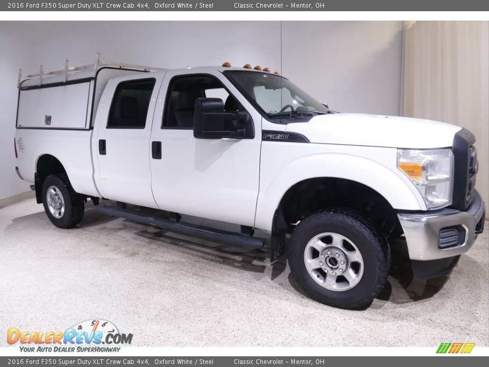 2016 Ford F350 Super Duty XLT Crew Cab 4x4 Oxford White / Steel Photo #1