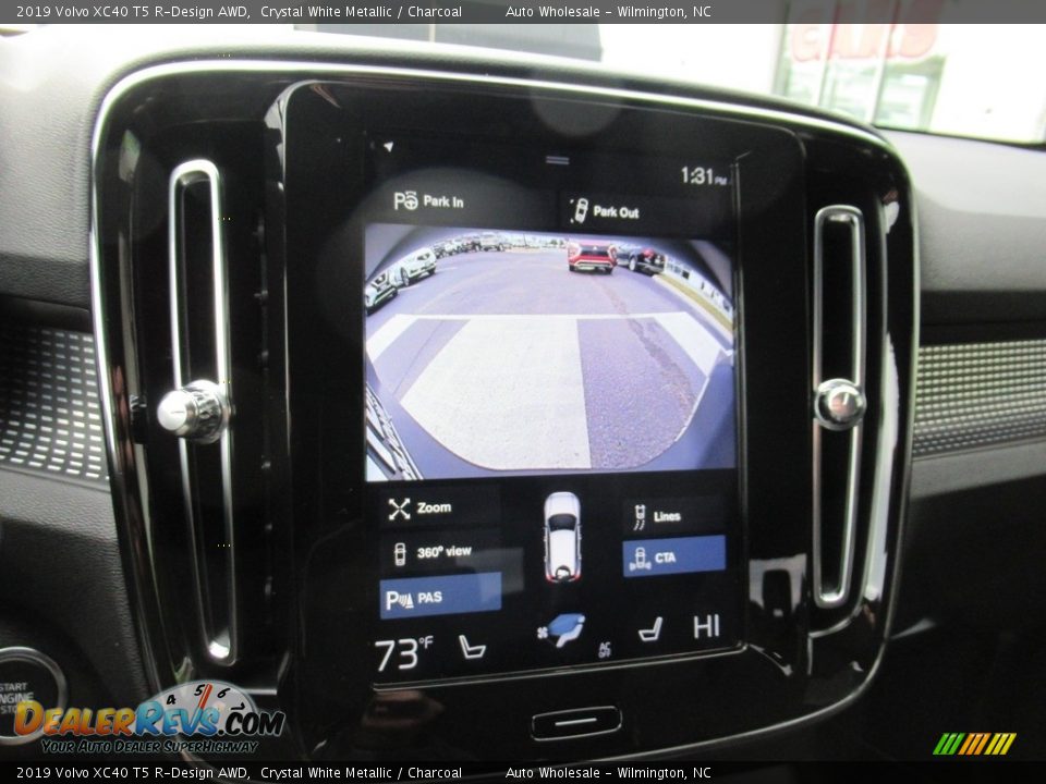 2019 Volvo XC40 T5 R-Design AWD Crystal White Metallic / Charcoal Photo #18