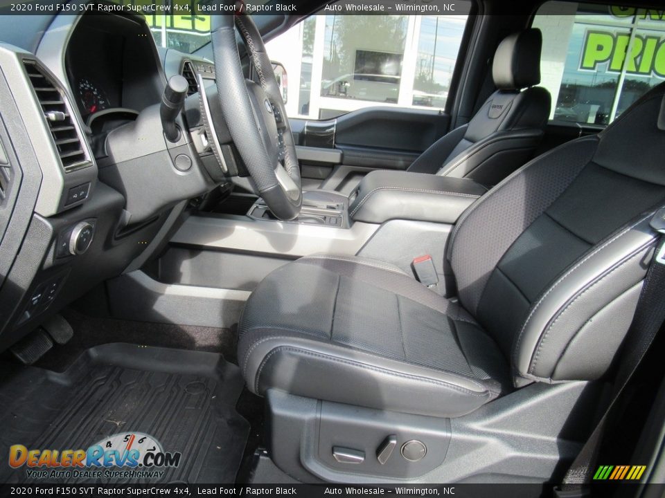 Front Seat of 2020 Ford F150 SVT Raptor SuperCrew 4x4 Photo #10