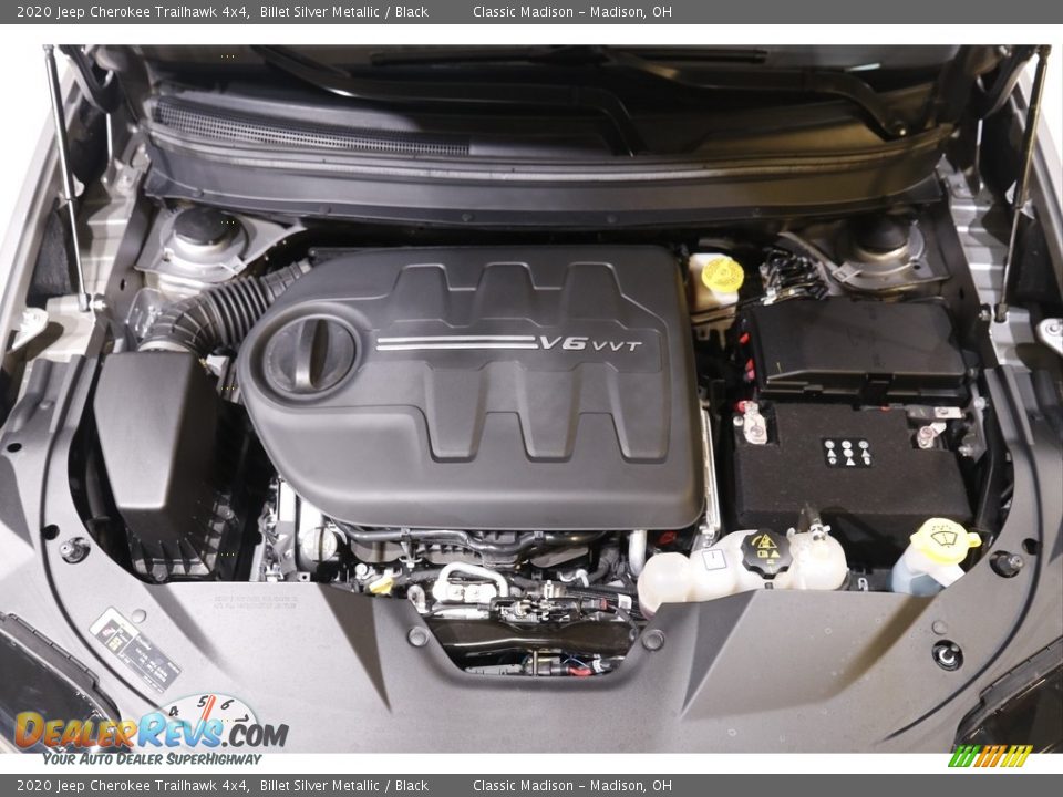 2020 Jeep Cherokee Trailhawk 4x4 Billet Silver Metallic / Black Photo #20