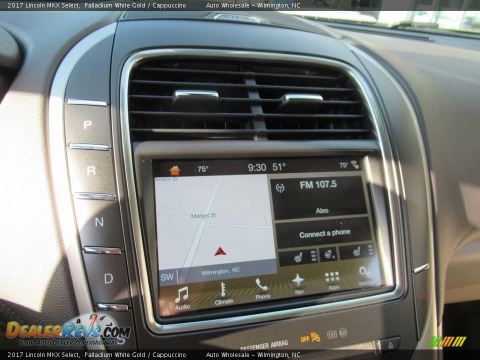 2017 Lincoln MKX Select Palladium White Gold / Cappuccino Photo #17