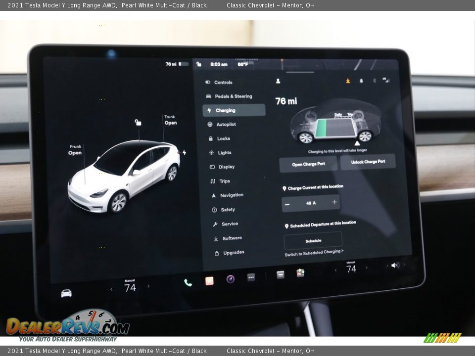 Controls of 2021 Tesla Model Y Long Range AWD Photo #18