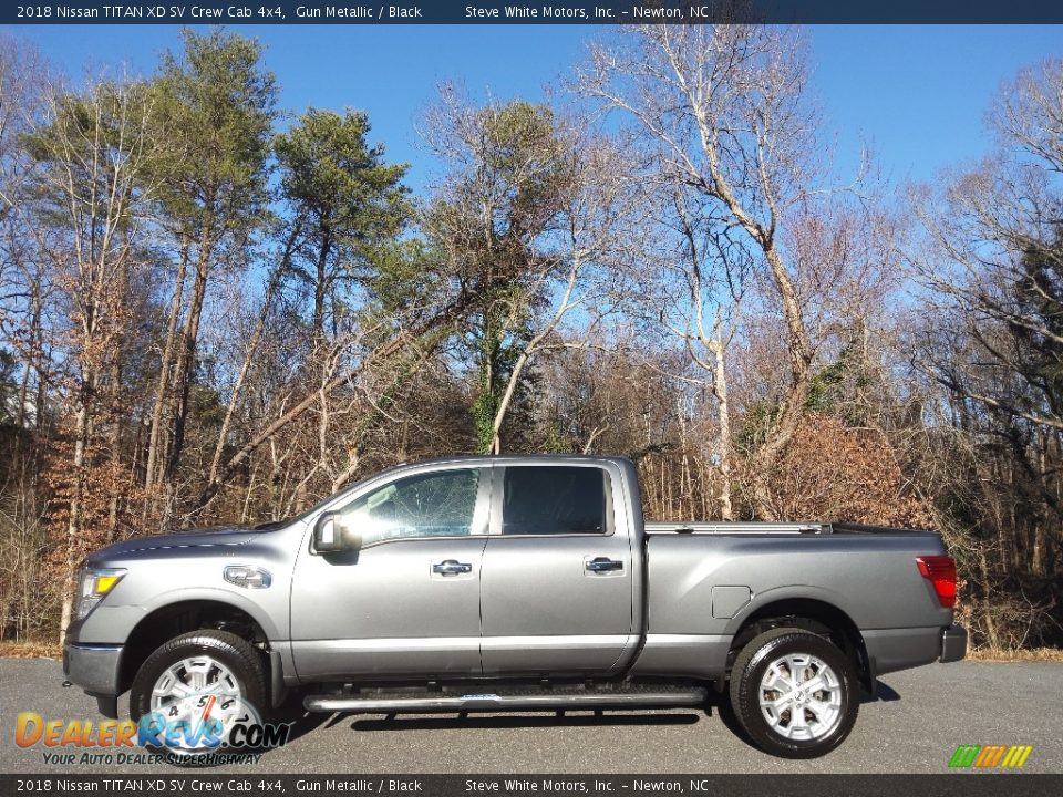 Gun Metallic 2018 Nissan TITAN XD SV Crew Cab 4x4 Photo #1