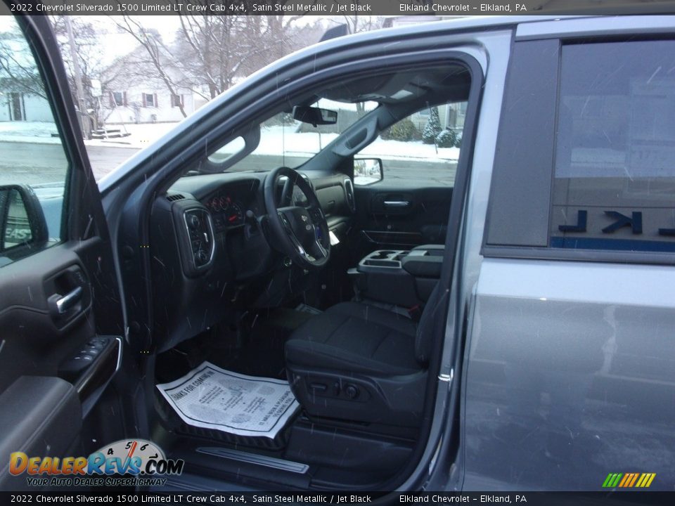 2022 Chevrolet Silverado 1500 Limited LT Crew Cab 4x4 Satin Steel Metallic / Jet Black Photo #12