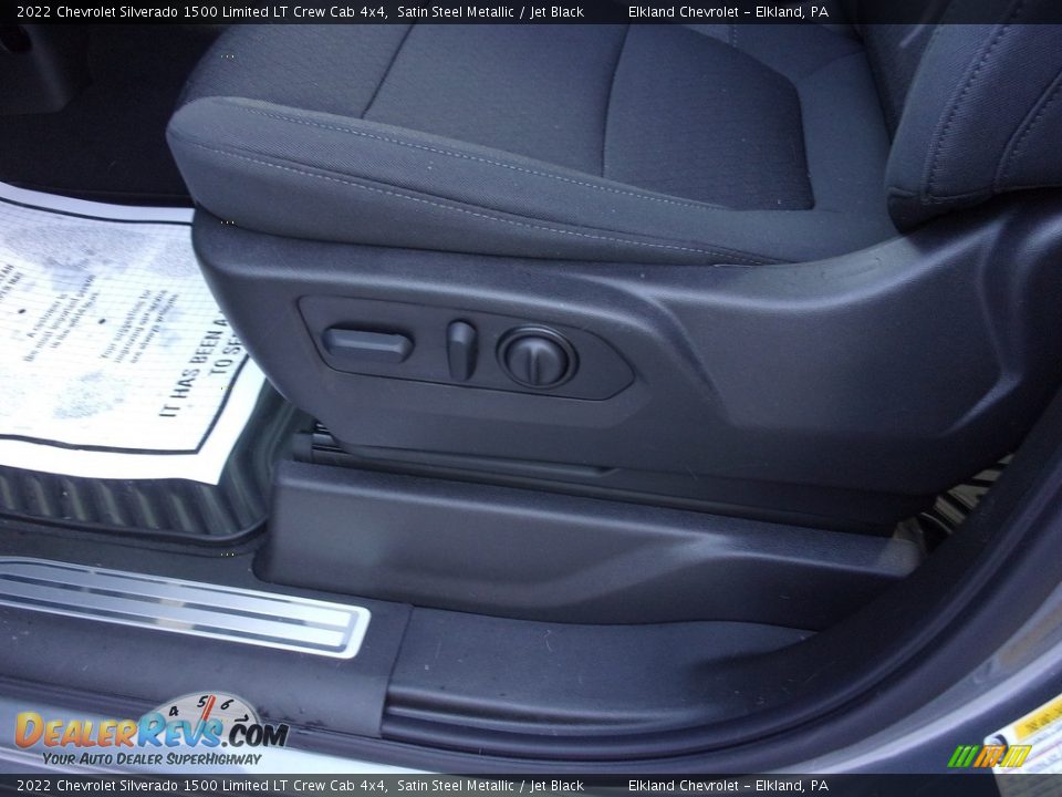2022 Chevrolet Silverado 1500 Limited LT Crew Cab 4x4 Satin Steel Metallic / Jet Black Photo #14