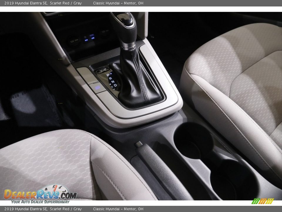 2019 Hyundai Elantra SE Scarlet Red / Gray Photo #13