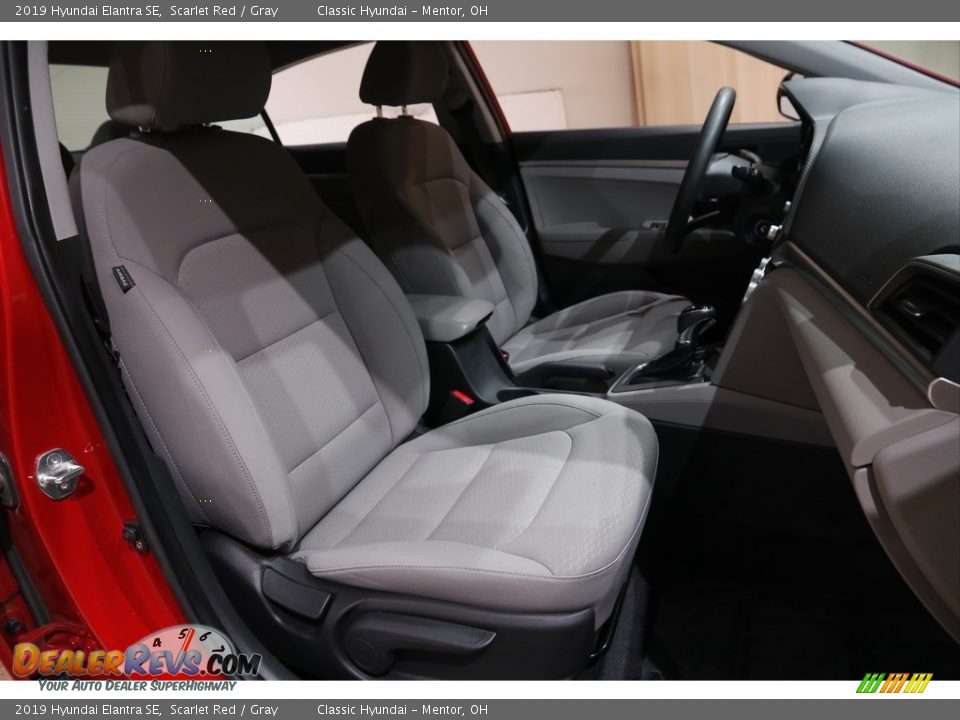 2019 Hyundai Elantra SE Scarlet Red / Gray Photo #14