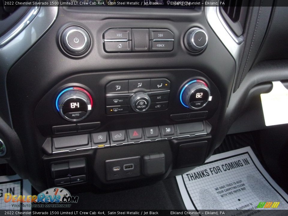 2022 Chevrolet Silverado 1500 Limited LT Crew Cab 4x4 Satin Steel Metallic / Jet Black Photo #28