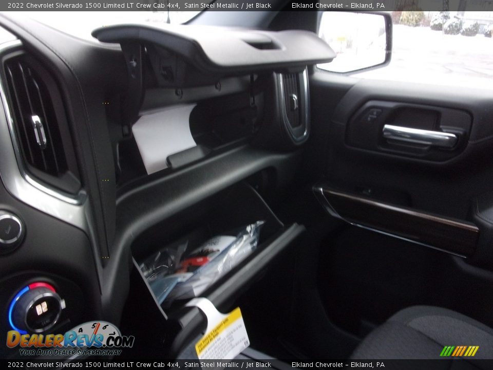 2022 Chevrolet Silverado 1500 Limited LT Crew Cab 4x4 Satin Steel Metallic / Jet Black Photo #31