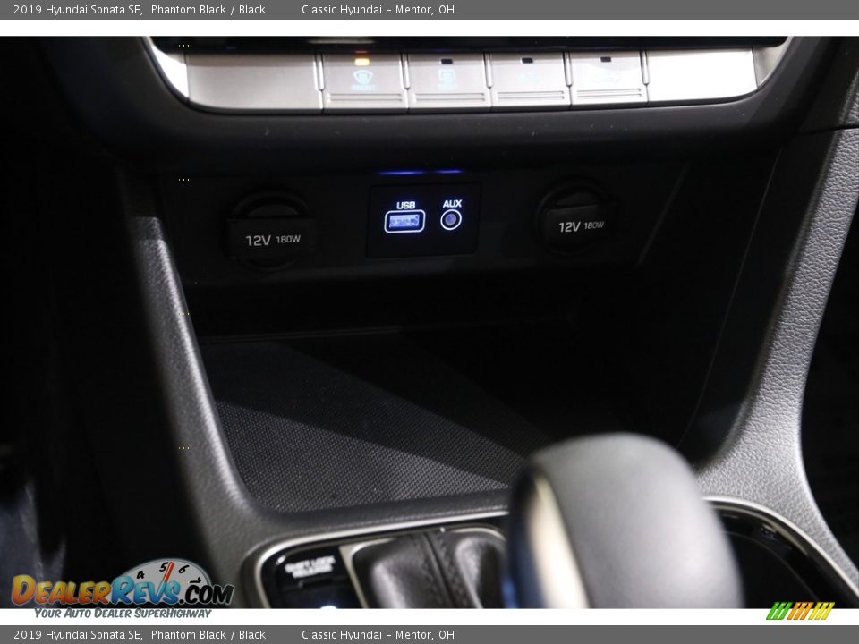 2019 Hyundai Sonata SE Phantom Black / Black Photo #12