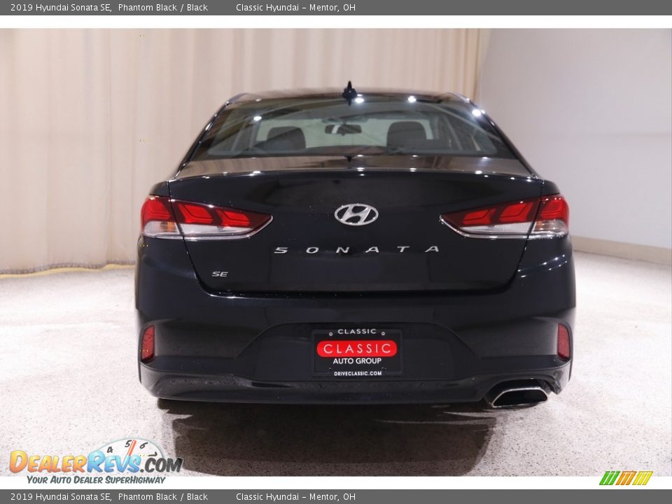 2019 Hyundai Sonata SE Phantom Black / Black Photo #17