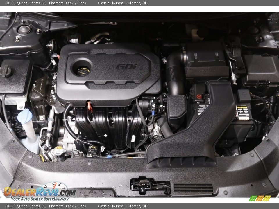 2019 Hyundai Sonata SE Phantom Black / Black Photo #18